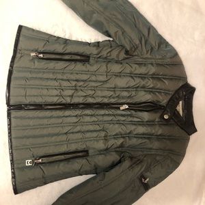 Green iridescent Michael Kors Jacket!